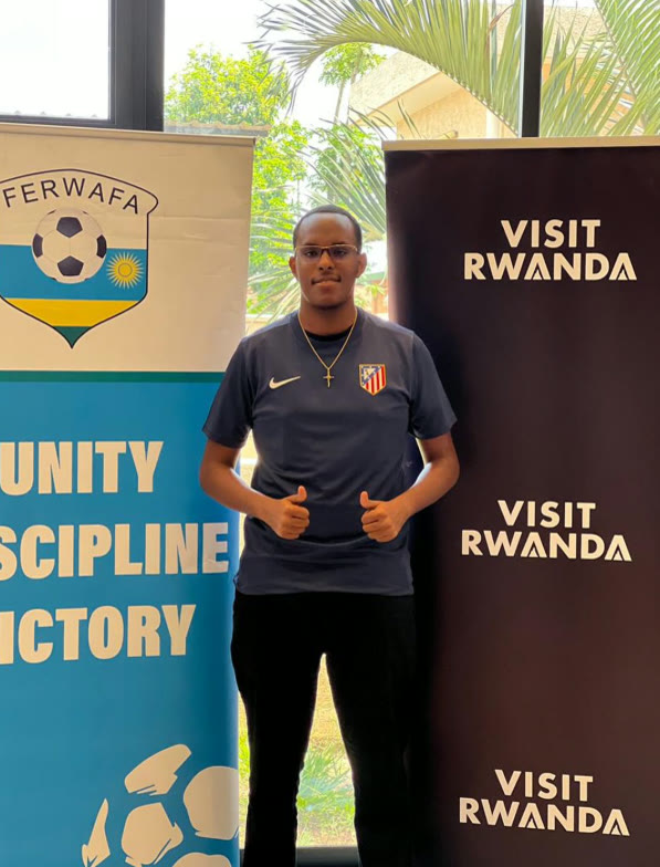 Rutagengwa Joseph, coach at Inspire Stars Academy Rwanda