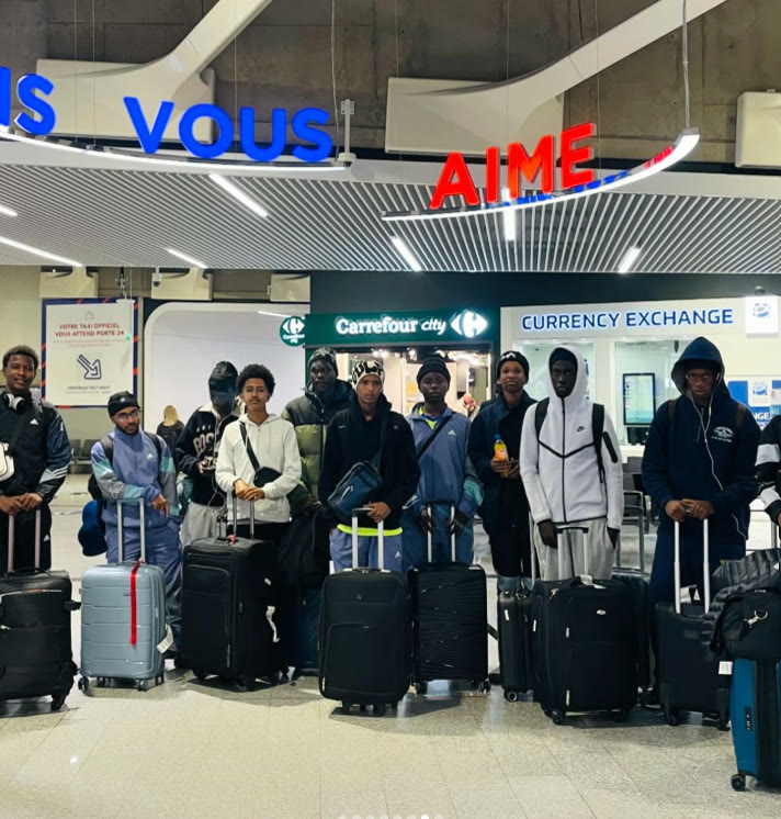 Inspire Stars Academy team departing for their international tour