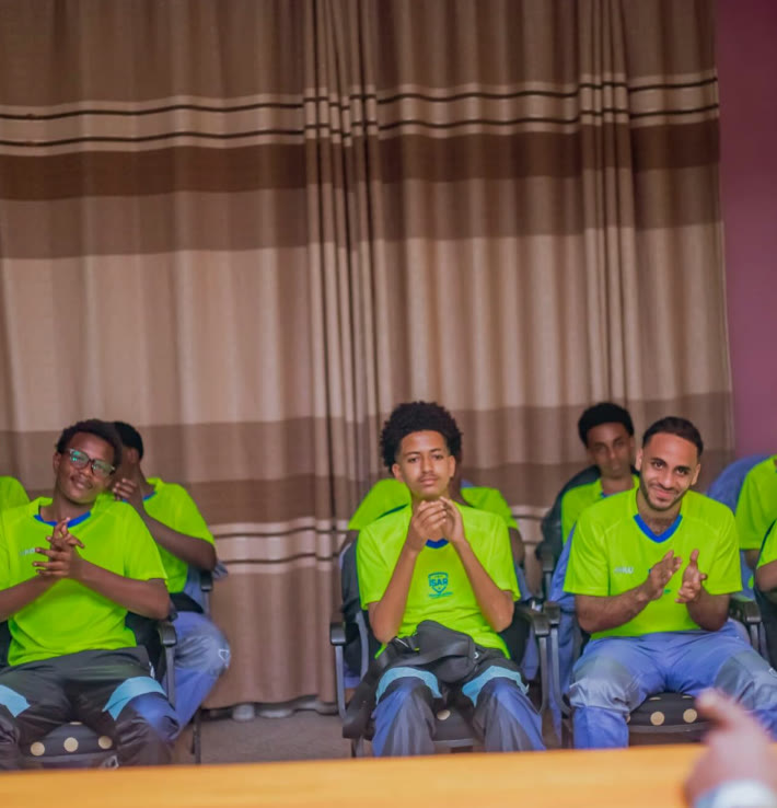 Inspire Stars Academy athletes at an academy event